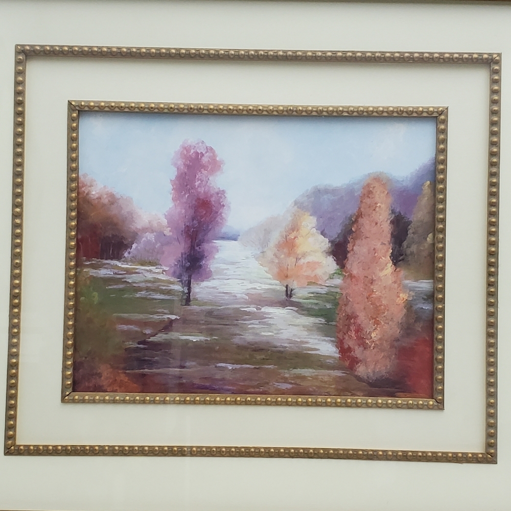 Fall Autumn Framed Landscape Print